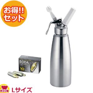 エスプーマ スパークリング Lサイズ ソーダカートリッジ10本セット CO2エスプーマ