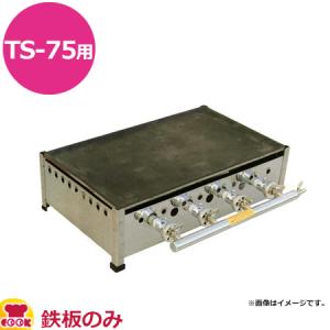 兼光産業 プレス鉄板 TS-75用 750×450×9mm（送料無料、代引不可）｜cookcook