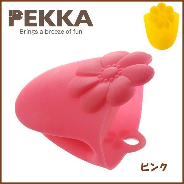 ペッカ お花のハーフミトン ピンク リッチェル PEKKA キッチン 便利グッズ ミトン 鍋つかみ ...