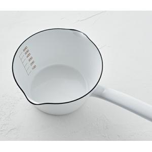 富士ホーロー 目盛付き ミルクパン 14cm ...の詳細画像2