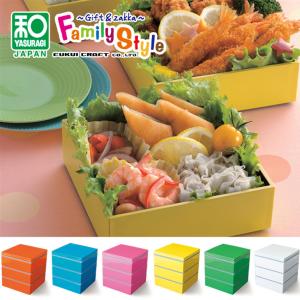 HAKOYA 重箱 弁当箱 3段 3900ml 18cm角 3人 4人 三段重 百華 （ お重