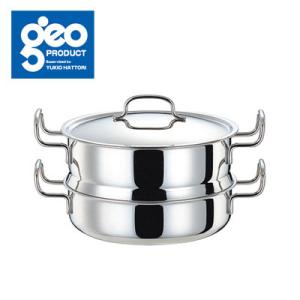 ジオプロダクト 両手鍋 20cm 2.7L 全面7層構造 宮崎製作所 GEO-20T