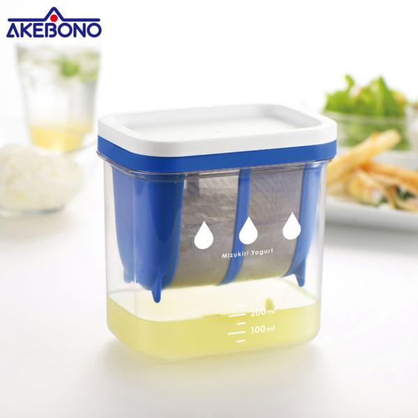 水切りヨーグルトができる容器 曙産業 ST-3000 レシピ付き 水切りヨーグルトメーカー グリーク...