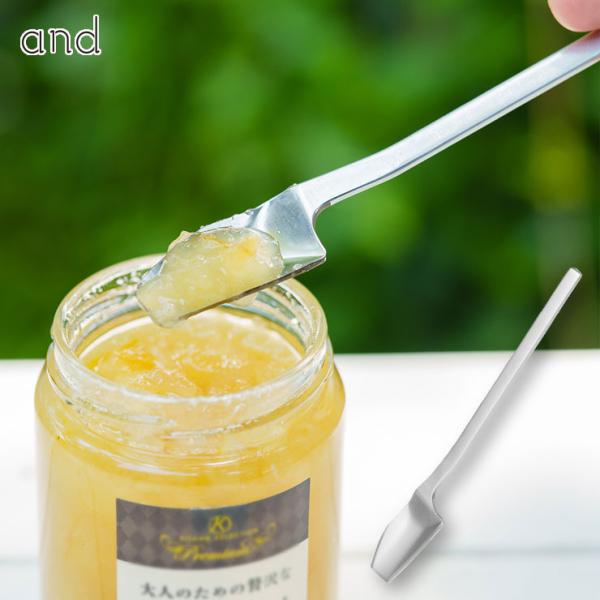 ヨシカワ and アンド ステンレスジャムスプーン AN0206　ジャムスプーン ステンレス 調理ツ...