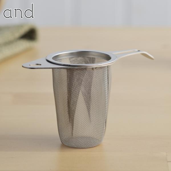ヨシカワ and アンド ステンレス スリムな茶こし 深型 AN0216 【 ティーストレーナー 茶...