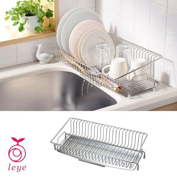 オークス 幅18cmに置ける 水切りカゴ ステンレス LS1542 レイエ　水切りトレー