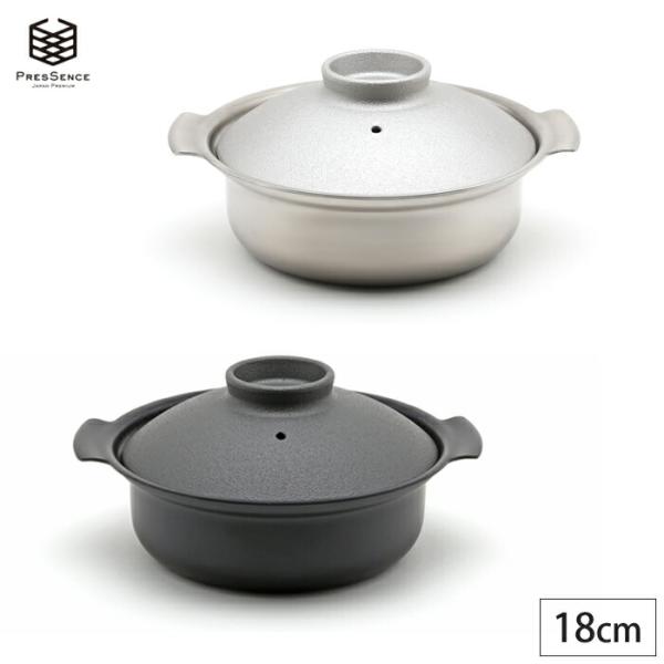 プレッセンス IH DONABE どなべ 18cm DN-18 IH対応　卓上鍋 土鍋 宮崎製作所 ...