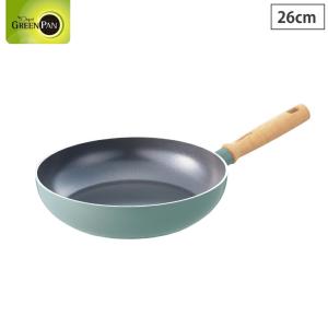 グリーンパン メイフラワー フライパン 26cm IH対応 GREENPAN CC001898-001 　フライパン 深め IH｜cooking-clocca