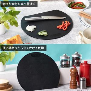 エラストマー 抗菌 D型カッティングボード ブ...の詳細画像3