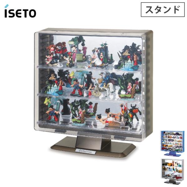 コレクションケース スタンド 背面ミラー 可動棚 ST606 伊勢藤 ISETO I-255 イセト...