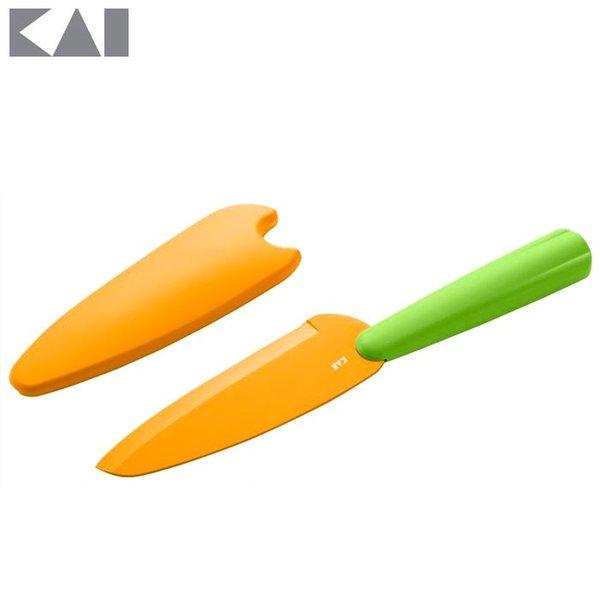 貝印 ベジタブルナイフ 小三徳 130mm サヤ付き　キッチンツール 調理器具 VEGETABLE ...