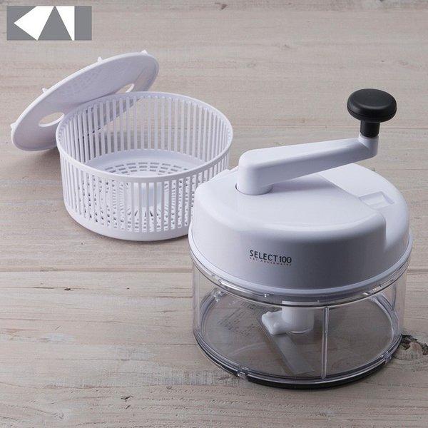 貝印 セレクト100 みじん切り器 【手動/スライサー/野菜カッター/ステンレス刃/kai/日本製/...