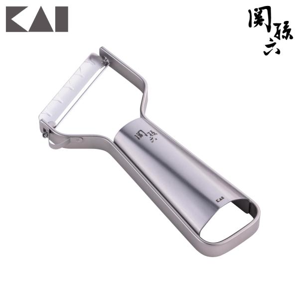 関孫六 オールステンレス鋭角ピーラー 極刃 DH3356 貝印 KAI　ピーラー 皮むき器 皮剥き ...
