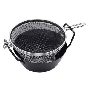 ラバーゼ 鉄 揚げ鍋 セット 22cm LB-...の詳細画像1