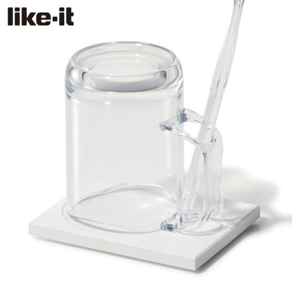 like-it ライクイット マグ &amp; トレー 水が切れる スタンドマグ ＆ さらりと乾く珪藻土トレ...