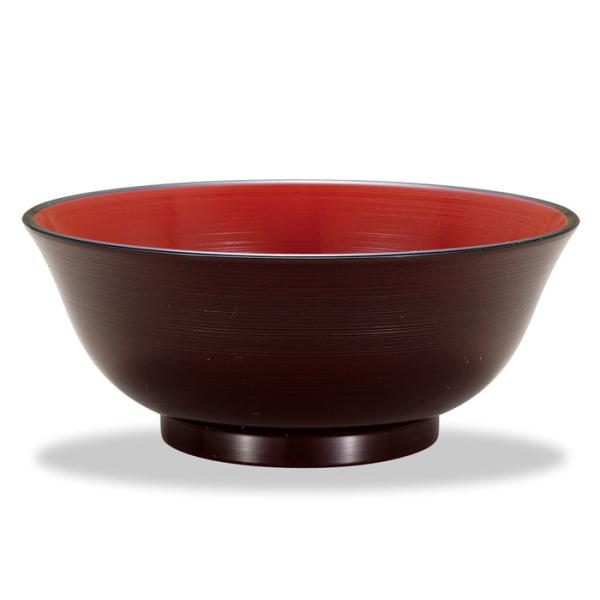 レンジシリーズ レンジ刷毛目ラーメン鉢 溜 M13468-1 ミタニ 漆器 食器 丼 キッチン用品 ...