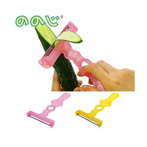 ののじ 根菜フリルサラダ・削り〜ナ 全2色 FSP-01　野菜 ピーラー なみ切り　メール便 送料無料｜クッキングクロッカ