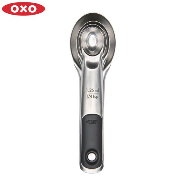 オクソー ステンレス メジャースプーン マグネット OXO 11137600　計量スプーン マグネッ...