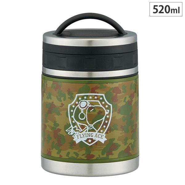 超軽量 保温保冷デリカポット スヌーピー フライングエース18 LJFMC5 スケーター