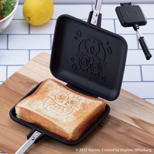 スポンジ・ボブ ホットサンドメーカー SpongeBob LM-SP-01 直火　キャラクター 耳ま...