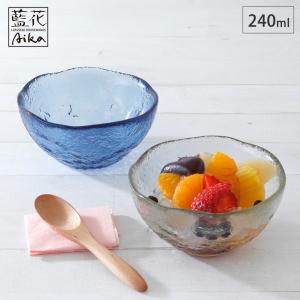 桜のいろどり 小鉢 江戸硝子 藍花 ガラス 食器 : クッキングクロッカ 