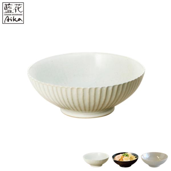 しのぎ つけ麺鉢 波佐見焼 藍花　麺皿 中鉢 丼 食器