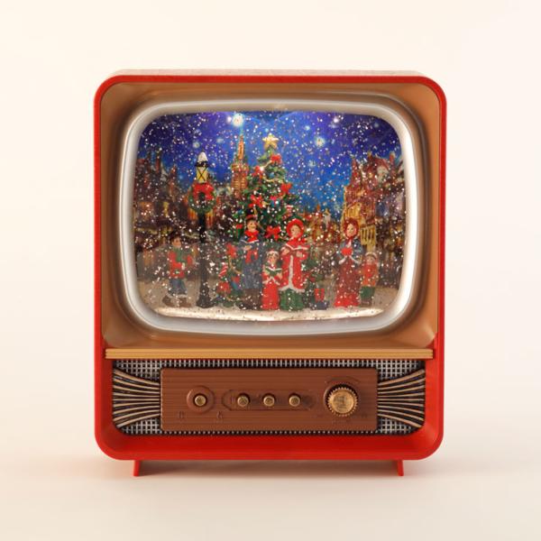 クリスマスウォーターグローブ Red TV　オルゴール スノードーム クリスマスグッズ 雑貨