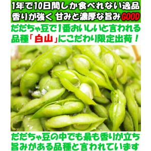 枝豆 だだちゃ豆 白山 山形 鶴岡 1.2kg...の詳細画像5