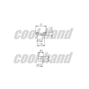 SR-106CR ストリングガイド 羽根型 7...の詳細画像1