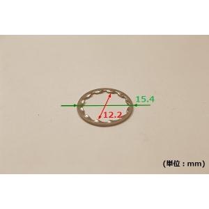 トグルスイッチ用 ロックワッシャー 菊ワッシャーの詳細画像1