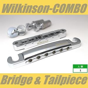 Wilkinson WIL-COMBO ブリッジ ＆ テイルピース　クローム　ABR-1　テールピース　ウィルキンソン｜cool-hand