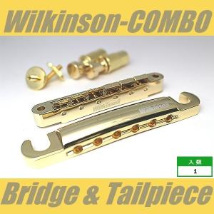 Wilkinson WIL-COMBO ブリッジ ＆ テイルピース　ゴールド　ABR-1　テールピース　ウィルキンソン｜cool-hand