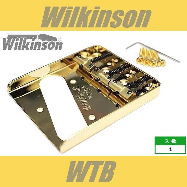 Wilkinson  WTB  GD　ゴールド  ブラス・サドル  テレキャスター  ブリッジ  ウ...