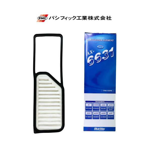 ミラトコット LA550S LA560S KF-VE NA エアーエレメント クリーンフィルター A...