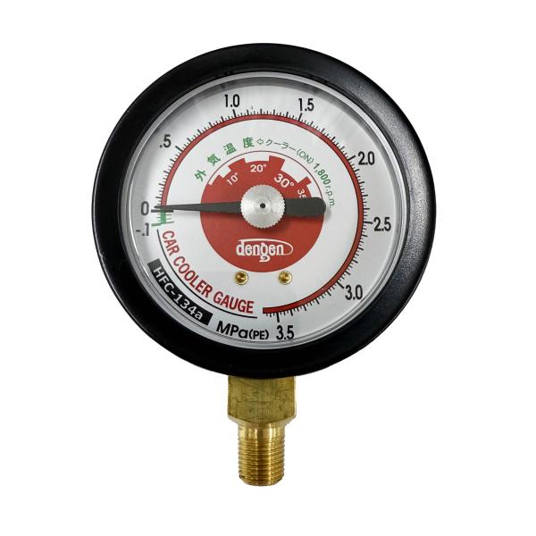 マニホールドゲージ ゲージのみ 高圧用 134a CP-G63F-HA  カーエアコン クーラー 車
