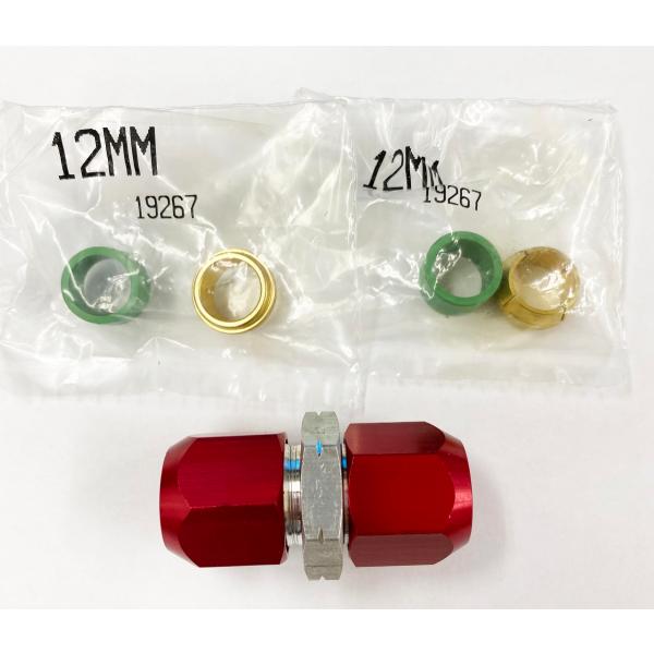 カー エアコン 配管修理 コネクター ストレート 配管外径 12mm ラインスプライス アメリカのエ...