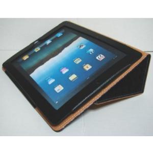 iPad 2 ケース アイパッド2 B型 ダイヤ柄 ダークパープル 濃紫色 ＋ 