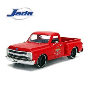 Jada Toys ジェイダトイズ 1 24 1969 Chevy C 10 Primer Red シボレー 旧車 トラック アメ車 ビンテージ