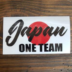 ONE TEAM ワンチーム ラグビー日本代表応援 シール 日本