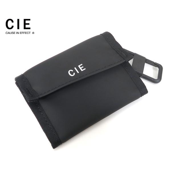 シー 折財布/ブラック メンズ ヴァリアス 021851 CIE【選べるノベルティ付】