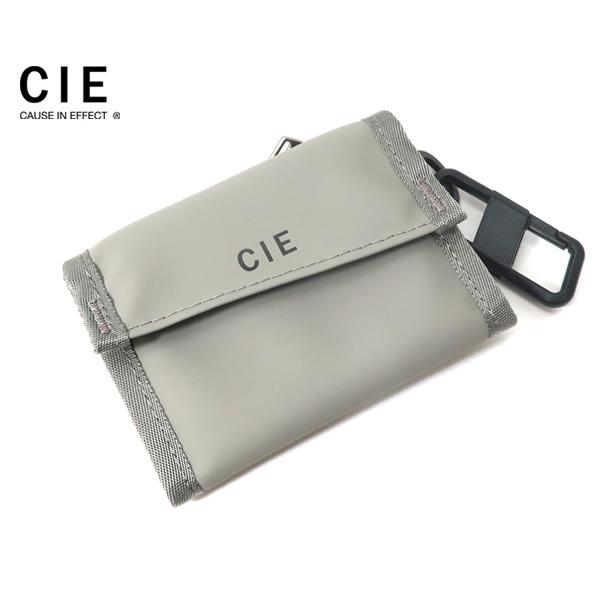 シー 折財布/グレー メンズ ヴァリアス 021851 CIE【選べるノベルティ付】