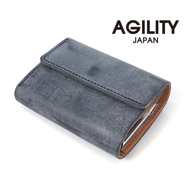 アジリティ ロロマ バンク ミニ財布/ネイビー メンズ 0282 AGILITY 【選べるノベルティ...