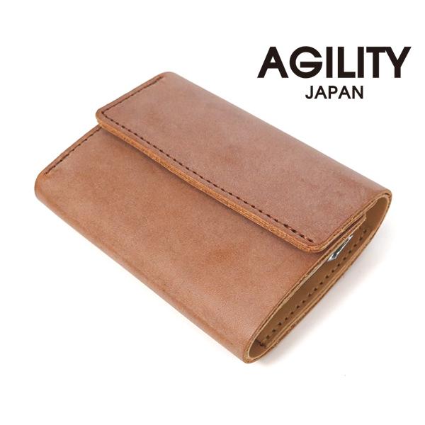 アジリティ ロロマ バンク ミニ財布/ブラウン メンズ 0282 AGILITY 【選べるノベルティ...