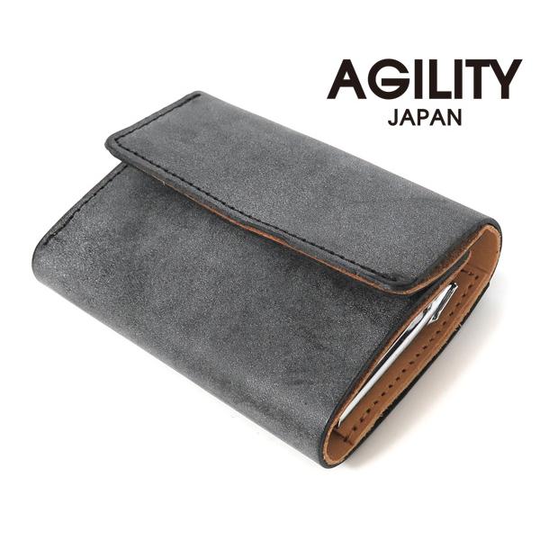 アジリティ ロロマ バンク ミニ財布/ブラック メンズ 0282 AGILITY 【選べるノベルティ...