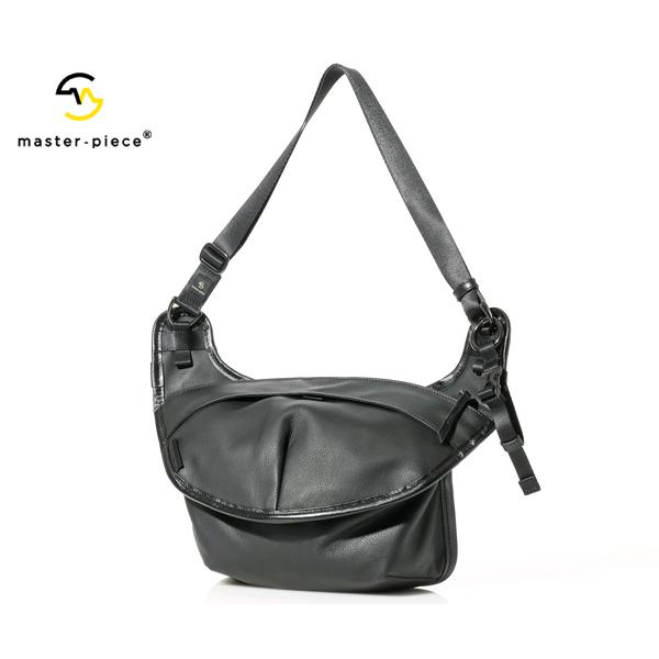 マスターピース フロントパック/ブラック メンズ フェイス/レザーver. 02870-l mast...