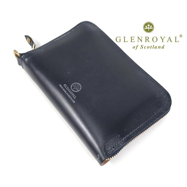 グレンロイヤル ジャバラ式財布（5室）/ダークブルー メンズ フルブライドル 03-6025 GLE...