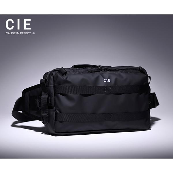 シー 2WAYスリングバッグ/ブラック メンズ グリッド3 032057 CIE【選べるノベルティ付...