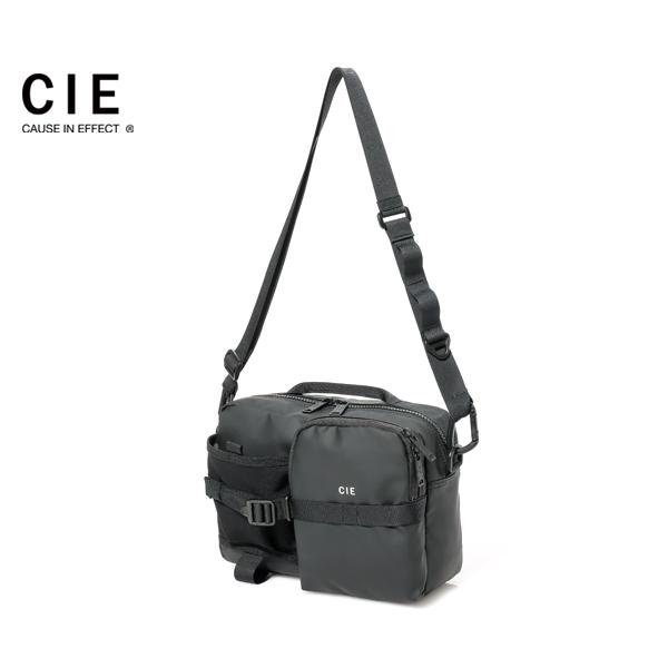 シー ボトルショルダーバッグ/M/ブラック メンズ グリッド3 032065 CIE【選べるノベルテ...