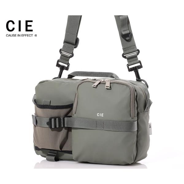 シー ボトルショルダーバッグ/L/オリーブ メンズ グリッド3 032068 CIE【選べるノベルテ...
