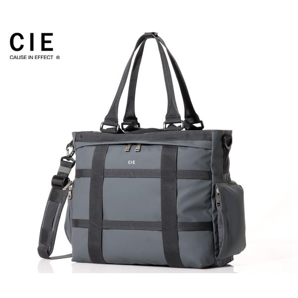シー 2WAYトートバッグ/ネイビーグレー メンズ グリッド3 032206 CIE【選べるノベルテ...